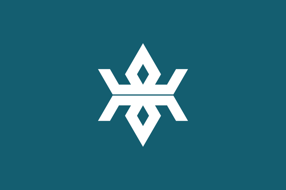 Iwate prefecture flag (mon)