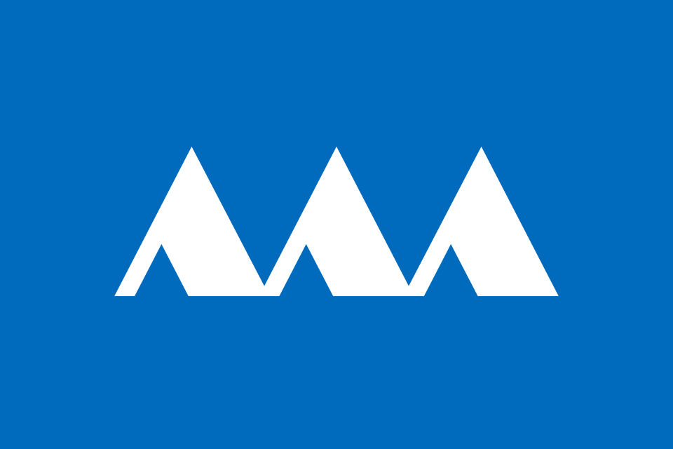 Yamagata prefecture flag (mon)
