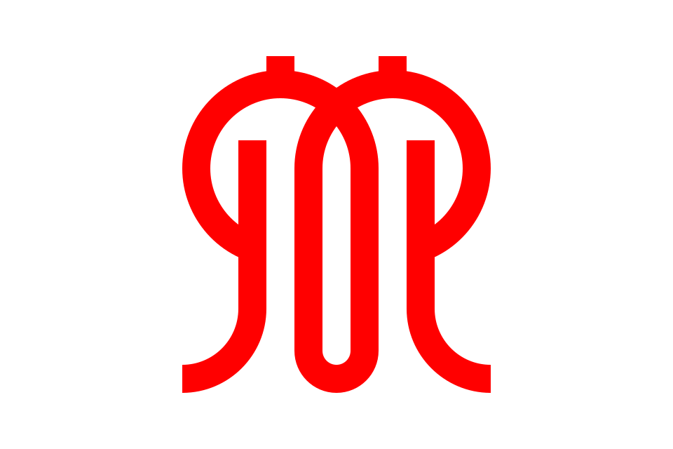 Kanagawa prefecture flag (mon)