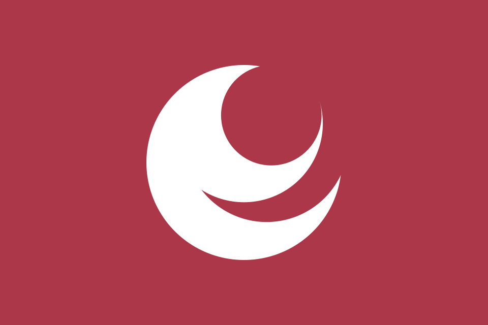 Hiroshima prefecture flag (mon)